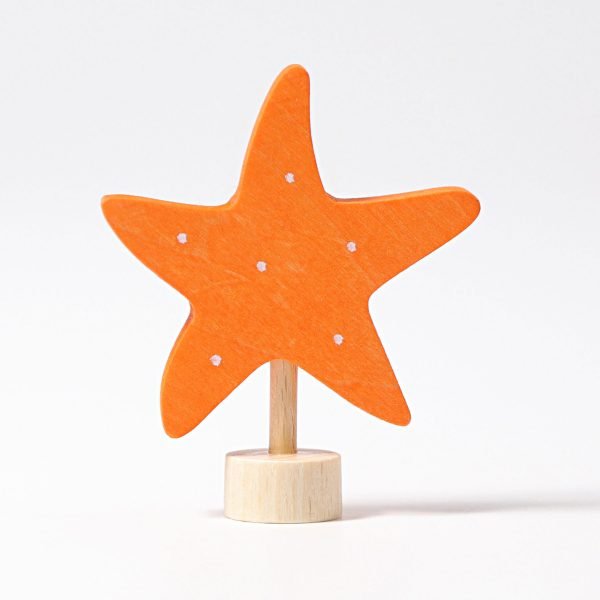 Figura decorativa legno stella marina Grimm's