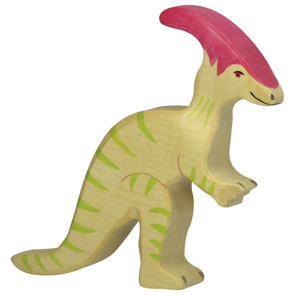 Figura legno Dinosauro Parasaurolophus - Holztiger