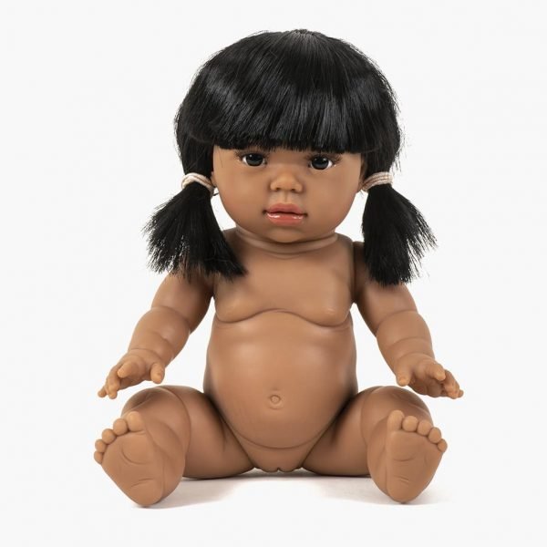 Bambola Baby Doll Latika con capelli Paola Reina