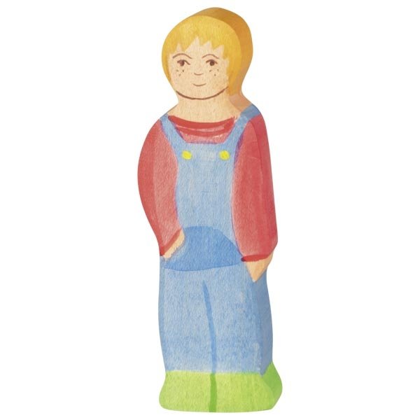Figura legno Bambino in piedi - Holztiger