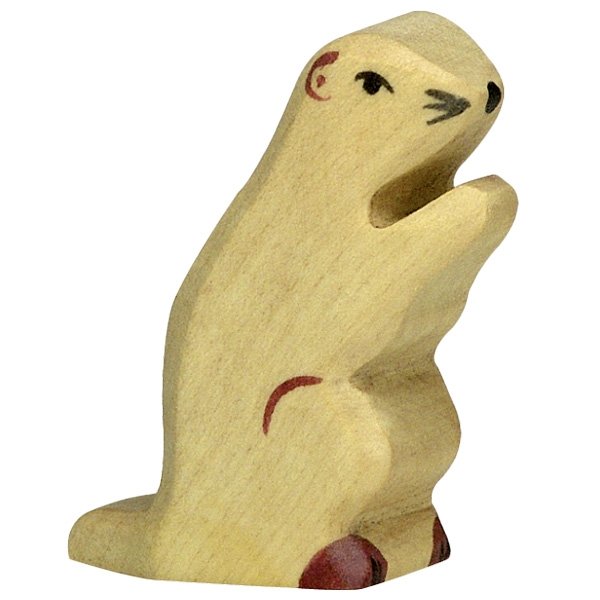 Figura legno marmotta - Holztiger