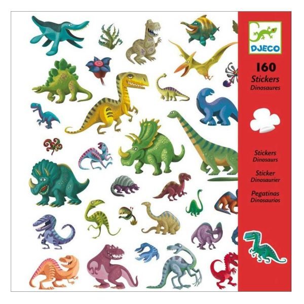 Cartella 160 stickers Dinosauri Djeco