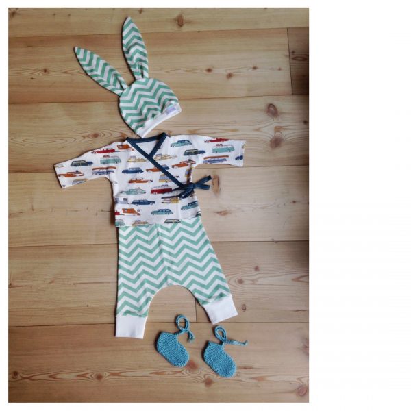 SKINNY CHEV POOL tessuto knit Birch fabric