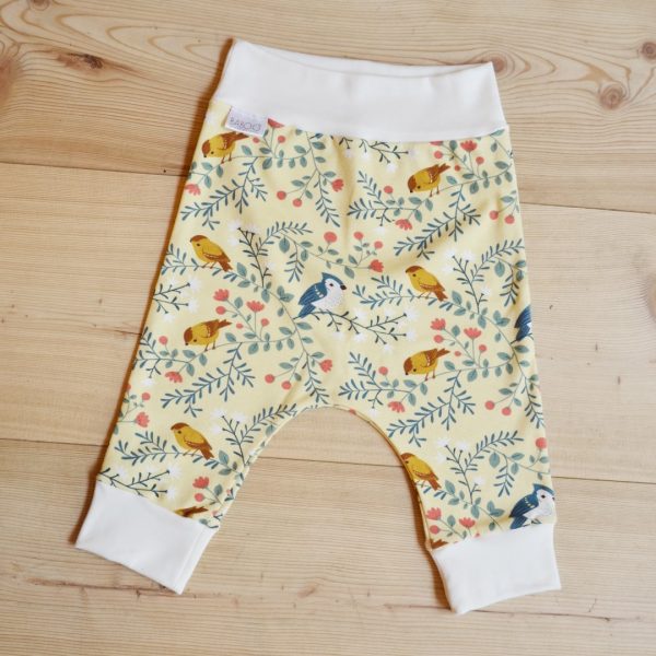 Pantaloni jersey uccellini
