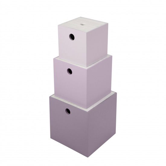 Box porta giochi di Sebra lilla