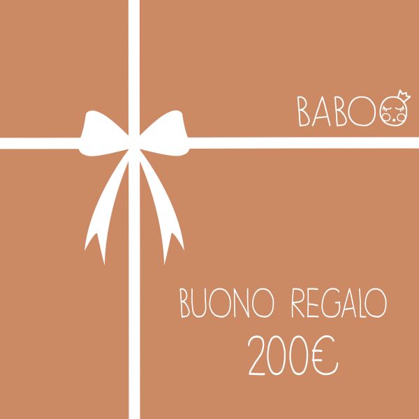 BUONO REGALO da 200 EURO