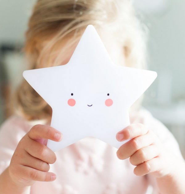 Mini lampada notturna stella bianca