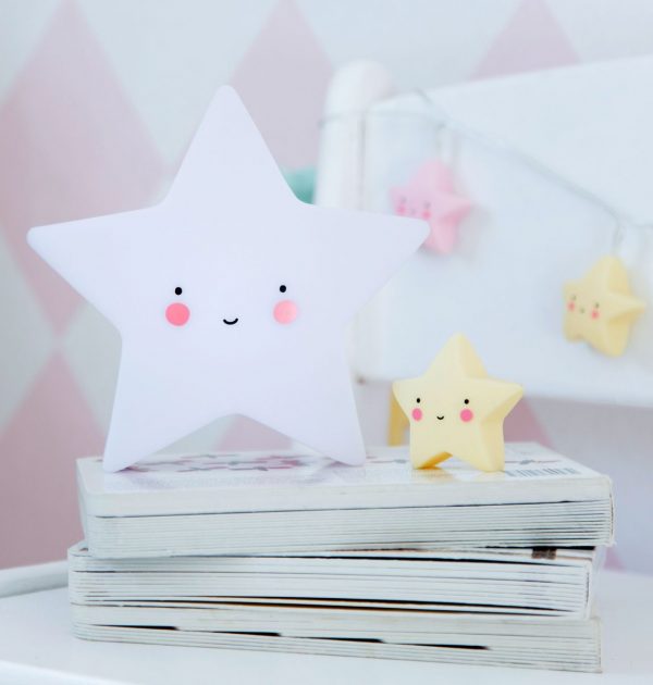 Mini lampada notturna stella bianca