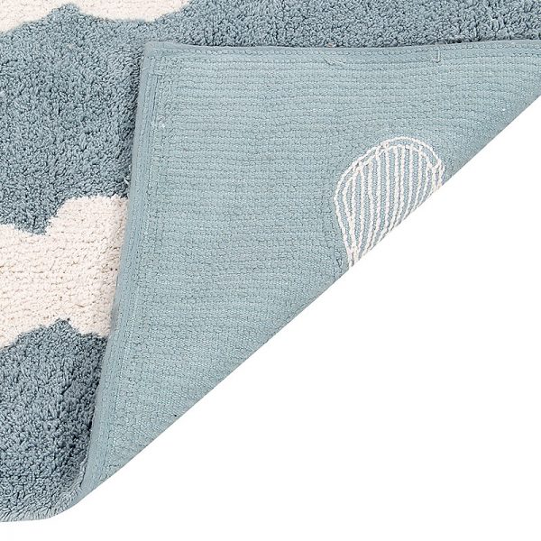 Tappeto lavabile nuvole azzurro vintage Lorena Canals