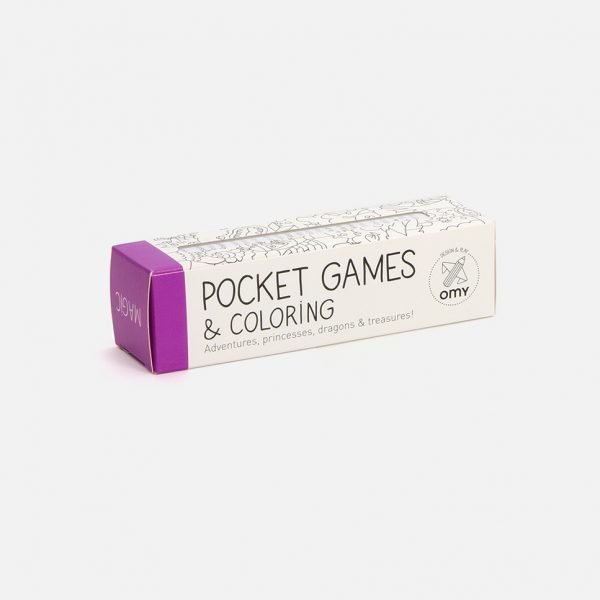 Gioco Tascabile Pocket Games & Colouring OMY