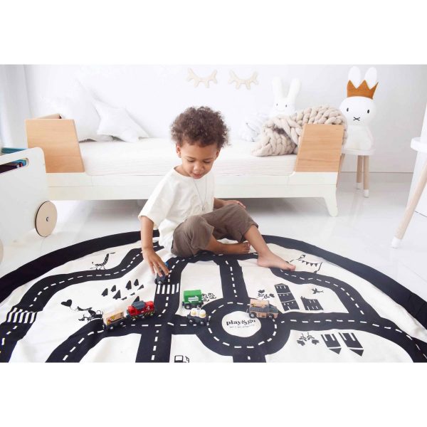Sacco porta giochi e tappeto 2 in 1 Roadmap Play&go