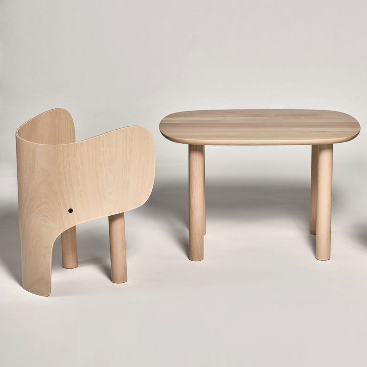 Tavolo per bambini Elephant table EO - Babookidsdesign