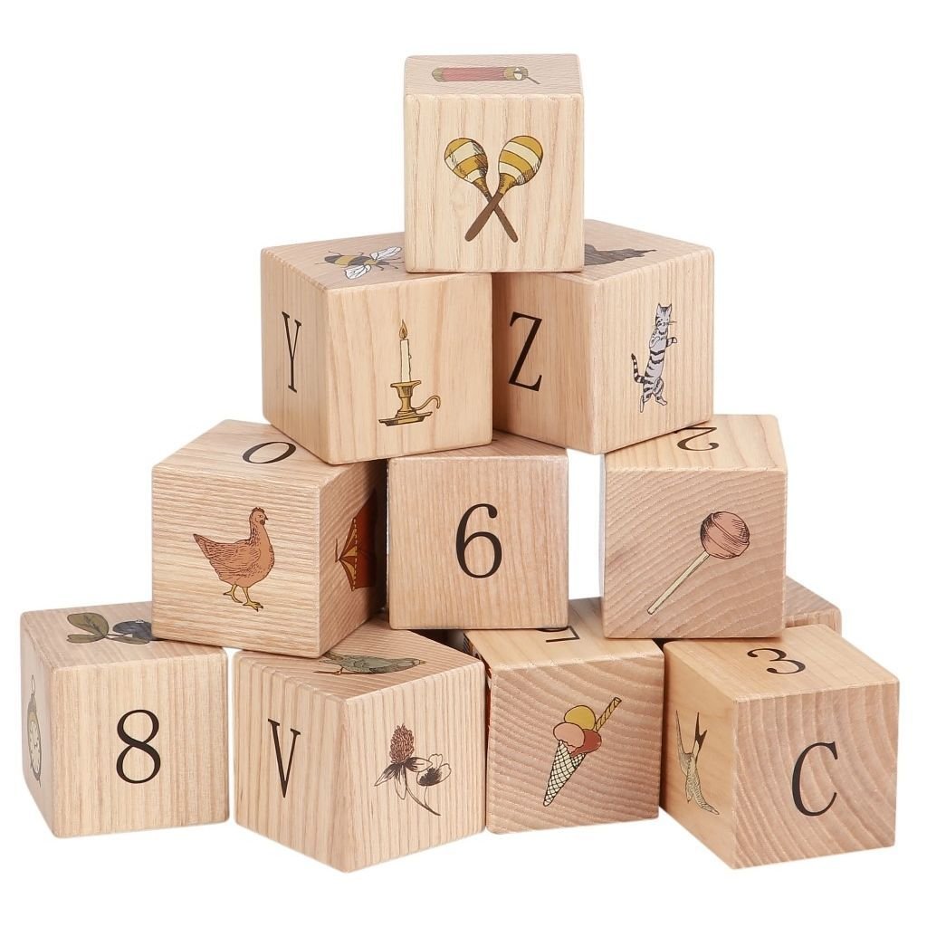 Puzzle cubi legno la Giostra – Konges sløjd - Babookidsdesign