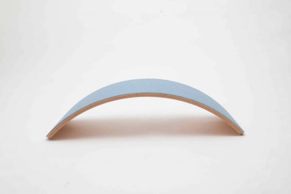 Wobbel pro balance board legno e feltro sky