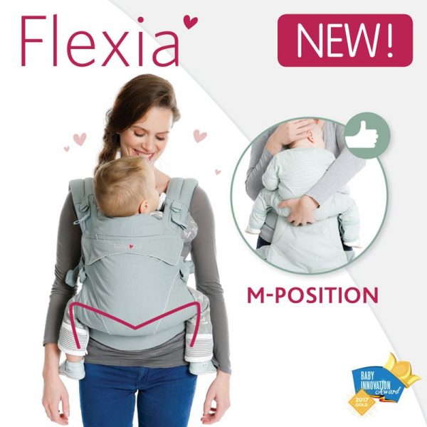 Marsupio ergonomico evolutivo Flexia antracite Babylonia