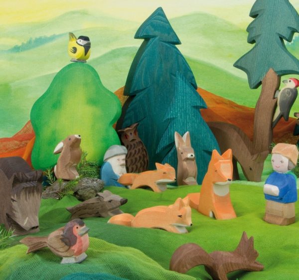 Figura legno Orso in piedi - Ostheimer