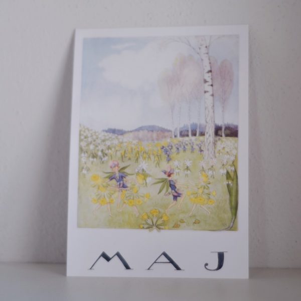 Cartolina mese Maggio Elsa Beskow