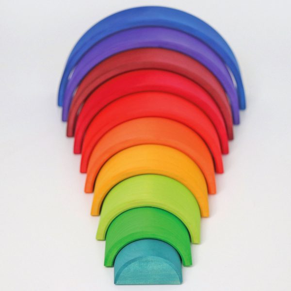 Arcobaleno steineriano Grimm's - 10 pezzi colori primari