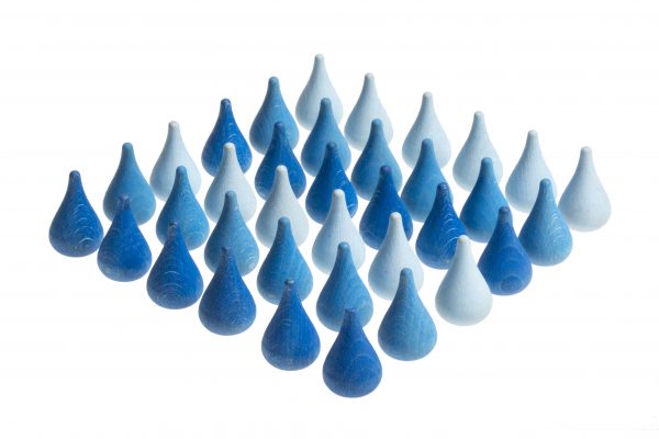 Mandala gocce blu Waldorf Grapat