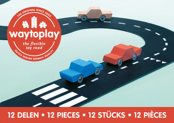 Pista flessibile per macchinine Ringroad 12pz Waytoplay