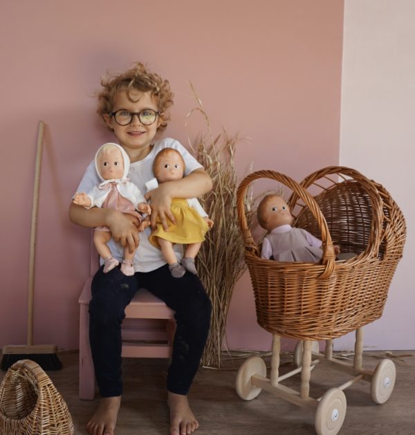 Carrozzina vimini per bambole Egmont Toys