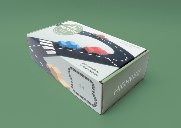 Pista flessibile per macchinine Highway 24 pz Waytoplay