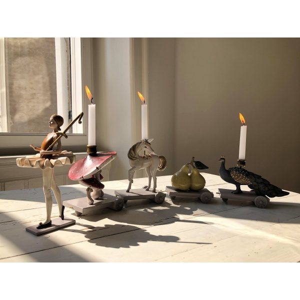 Parata da compleanno con candele Ballerina Konges sløjd