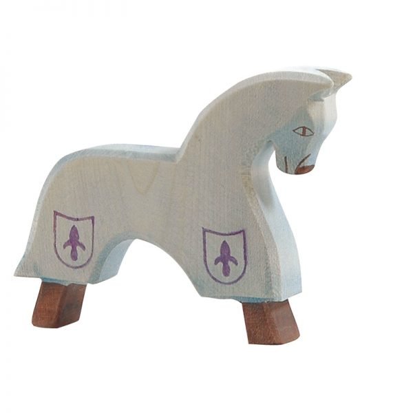 Figura legno Cavallo per Cavaliere del Giglio - Ostheimer