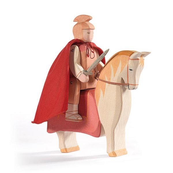 Set figure legno San Martino a cavallo - Ostheimer