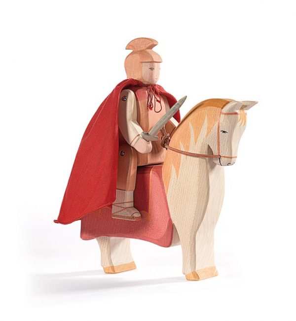 Set figure legno San Martino a cavallo - Ostheimer