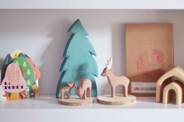 Figura legno papà capriolo - Ostheimer