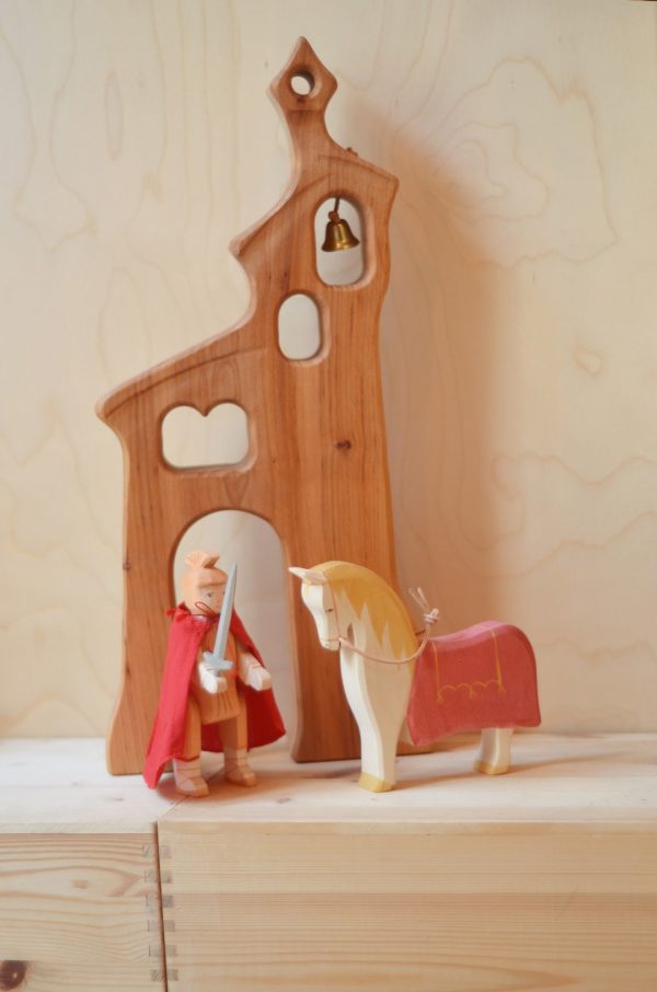 Set figure legno San Martino a cavallo - Ostheimer