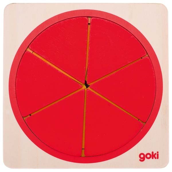 Puzzle Torta delle frazioni Goki