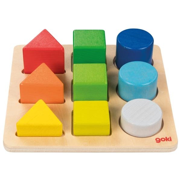 Puzzle legno numeri da 0 a 9 Goki - Babookidsdesign