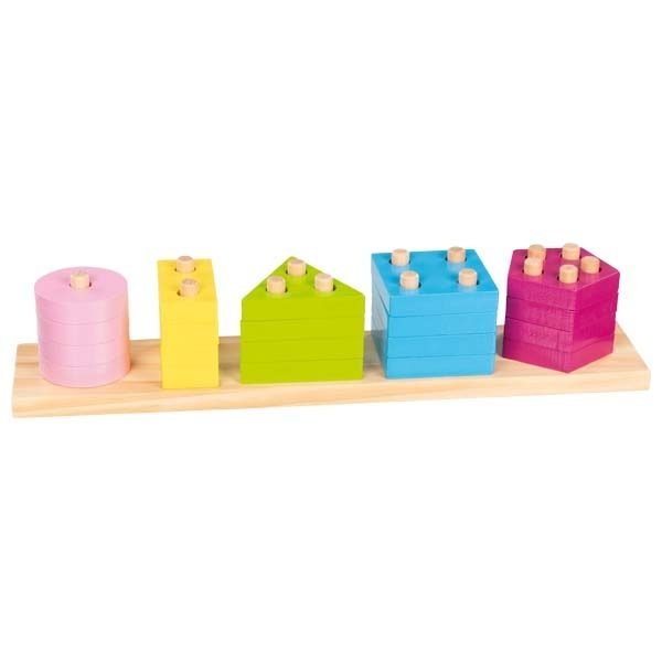 Impilabile colori e forme Montessori Goki
