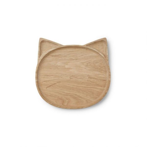 Vassoio piatto in legno Conrad wood plate cat LIEWOOD