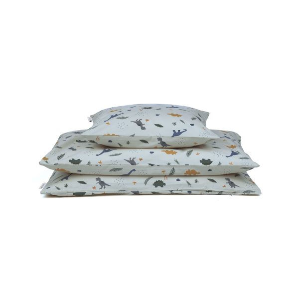 Set copri piumino + federa Dino Singolo blue LIEWOOD