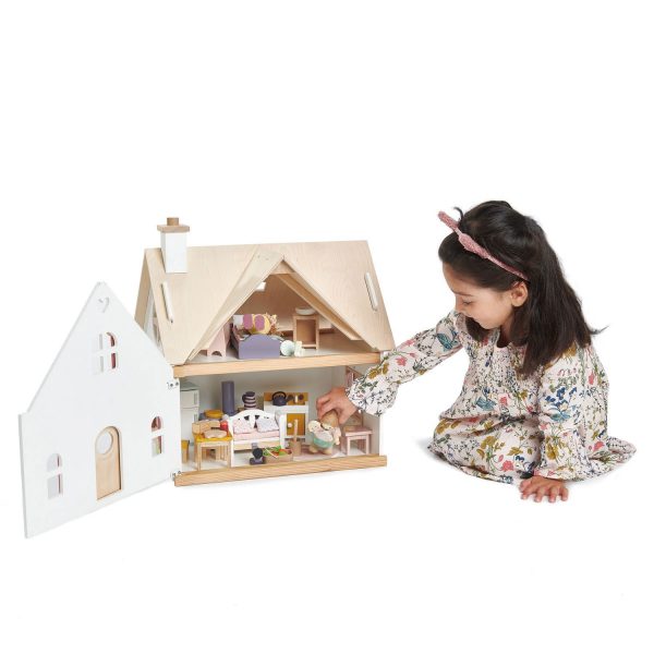 Casa delle bambole con arredi Cottontail Cottage Tender Leaf