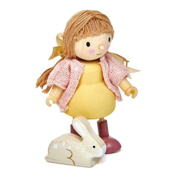 Bambina Amy con coniglio Tender Leaf