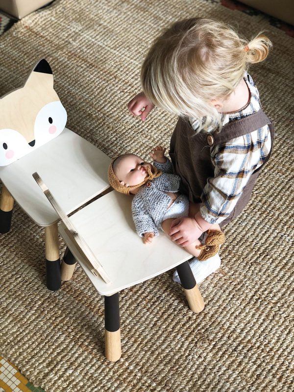 Sedia bambini volpe Forest Tender Leaf