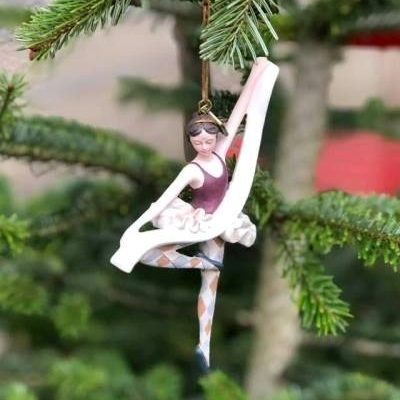 Decorazione Natale Ballerina personalizzabile Konges sløjd