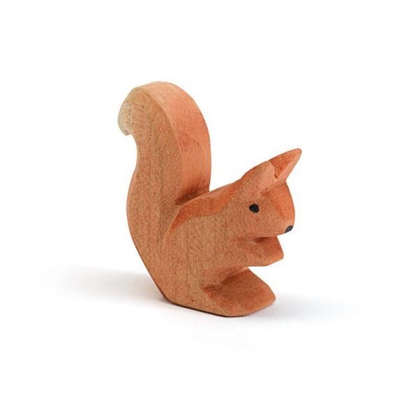 Figura legno scoiattolo seduto - Ostheimer