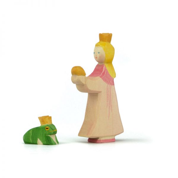 Set figure legno Principessa e ranocchio - Ostheimer