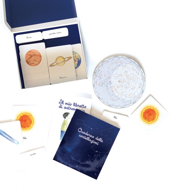 Il mio cofanetto Montessori di astronomia Ippocampo Edizioni