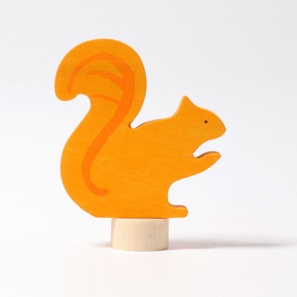 Figura decorativa legno scoiattolo Grimm's