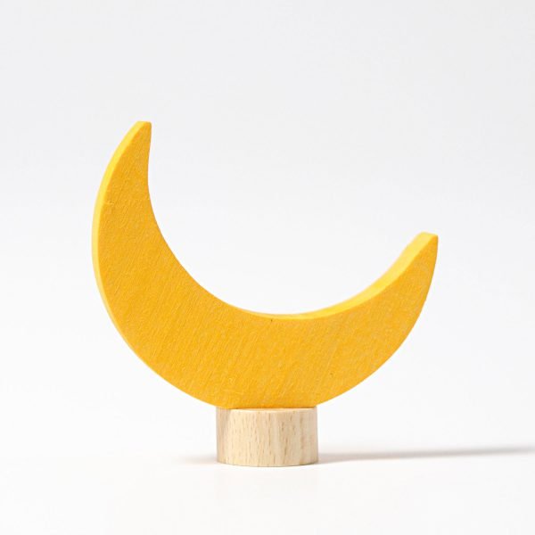 Figura decorativa legno luna Grimm's
