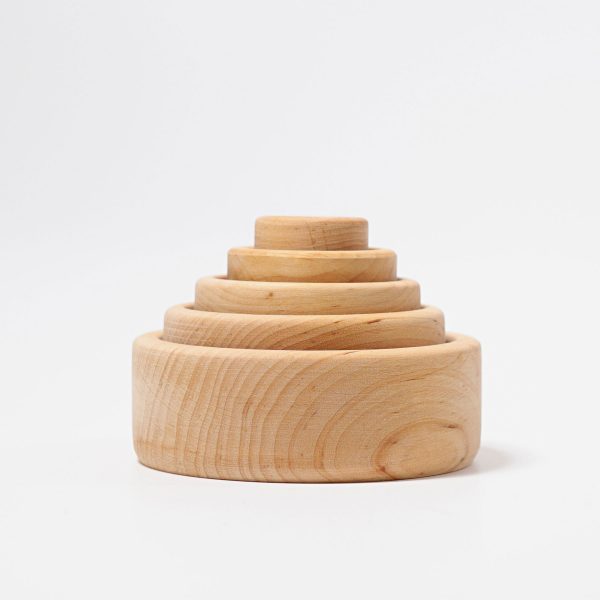 Set impilo ciotole legno Grimm's LISTA REGALO MARTINO