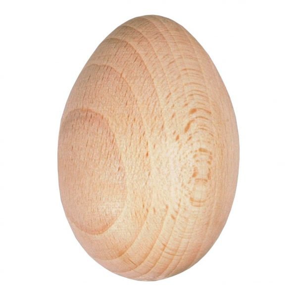 Materiale euristico uovo in legno