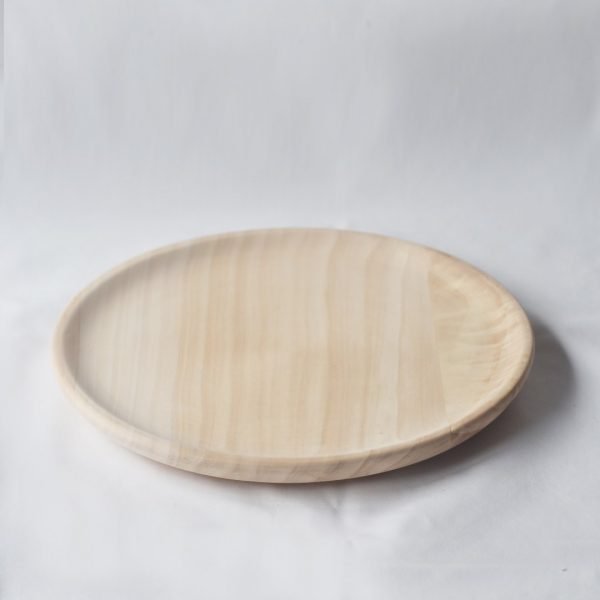 Vassoio rotondo legno faggio naturale 35 cm