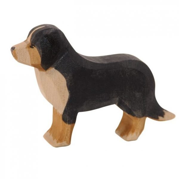 Figura legno cane Bernese - Ostheimer